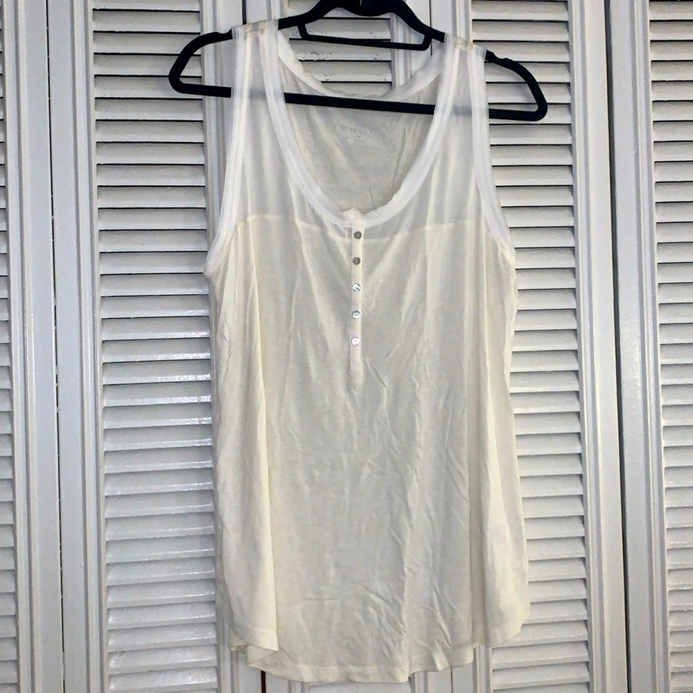 NWOT Merona White Tank Top